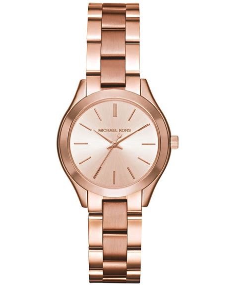 michael kors slim 33mm watch band|Michael Kors Slim Runway Women's Watch, Stainless Steel .